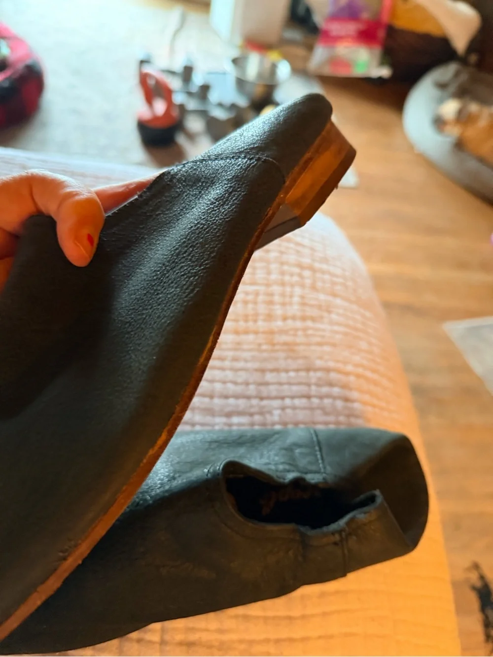 Free People Leather slides